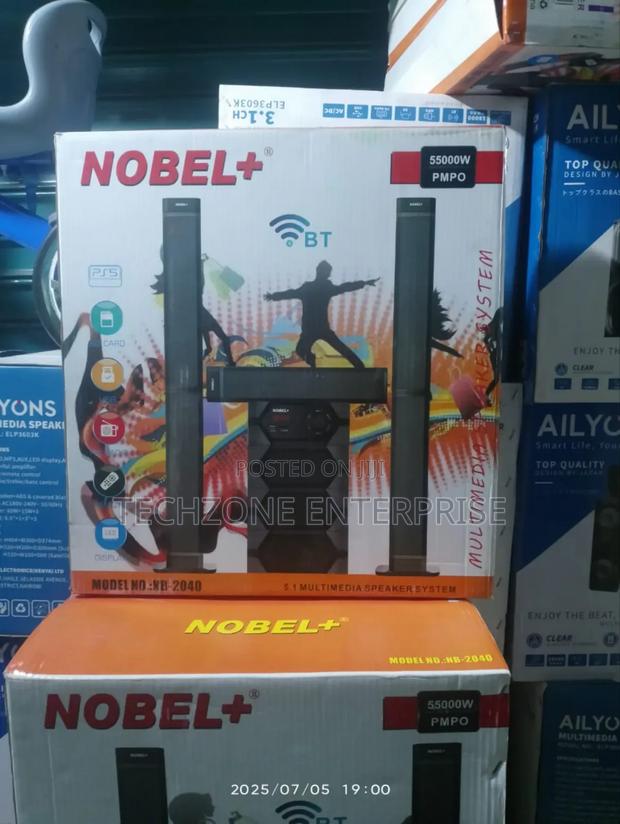 Nobel Tallboy Speaker System 55000w Pmpo - Nb2040