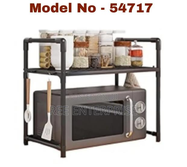 One Layer Metallic Microwave Stand