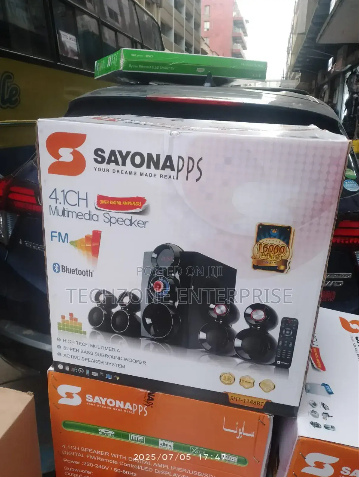 Sayona SHT-1148bt 4.1ch Subwoofer With Powerful Audio