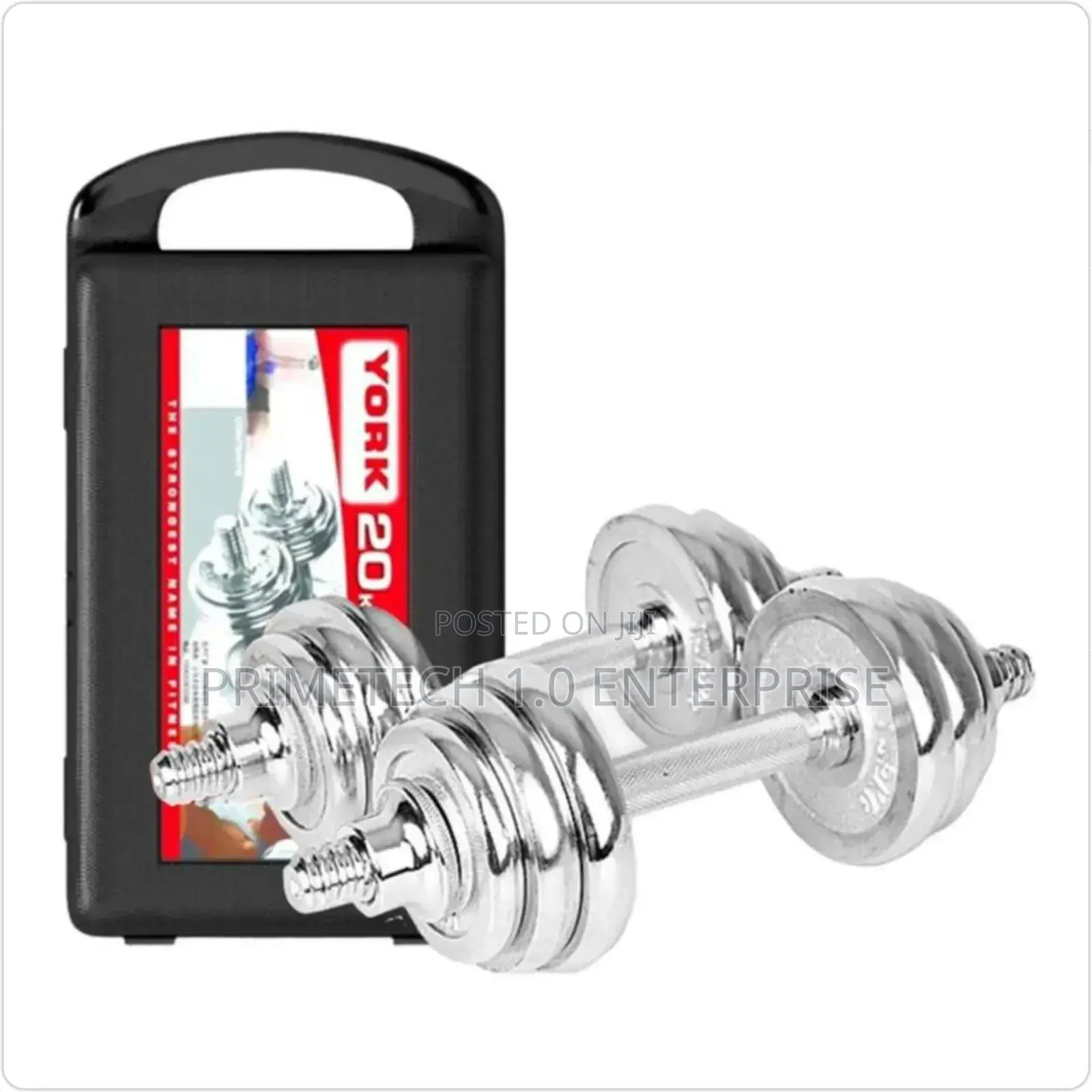 20kg Chrome Dumbells, Chrome Dumbells