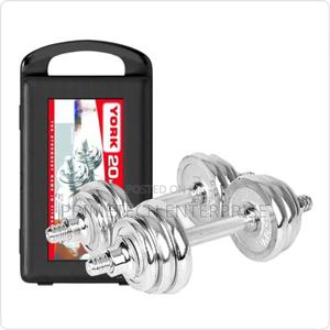 20kg Chrome Dumbells, Chrome Dumbells - thumbnail 2