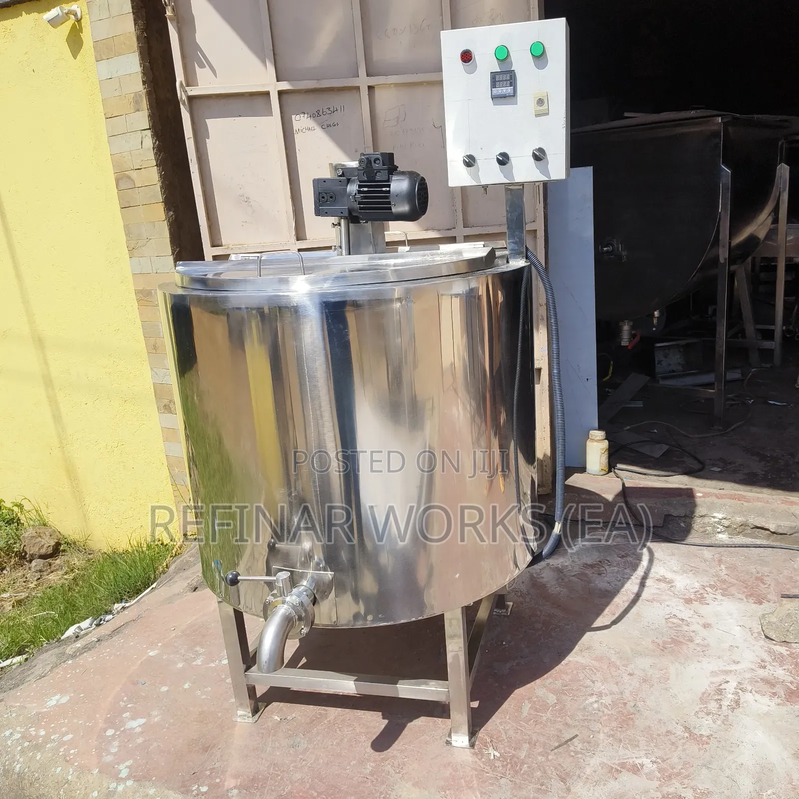 Juice Dairy Pasteurizing Tank – Multipurpose Use
