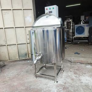Stainless Milk Mixer – Food, Dairy Stirring Tank Pasteurizer - main view