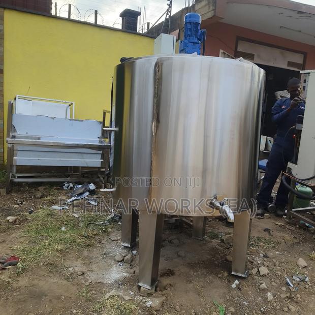 Stainless Milk Mixer – Food, Dairy Stirring Tank Pasteurizer - thumbnail 2