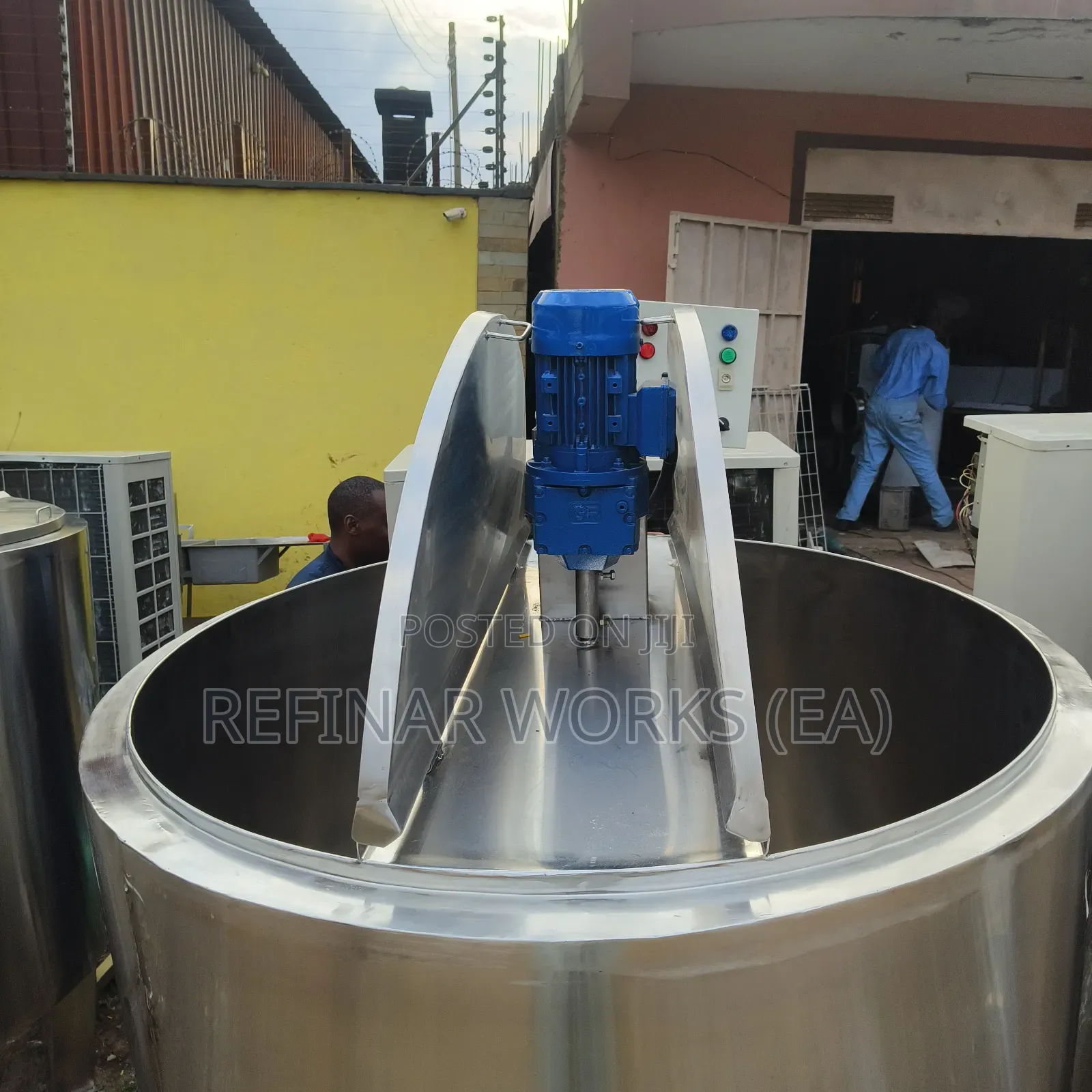Stainless Milk Mixer – Food, Dairy Stirring Tank Pasteurizer