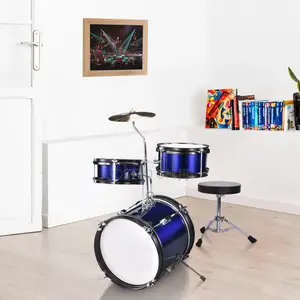 Kids Drum Set With Stools and Sticks — Fun Musical Toy