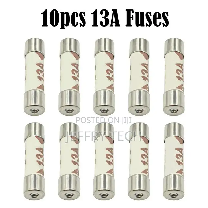 10pcs/Set 13a Domestic Fuses Plug Top Household Mains 13 Amp