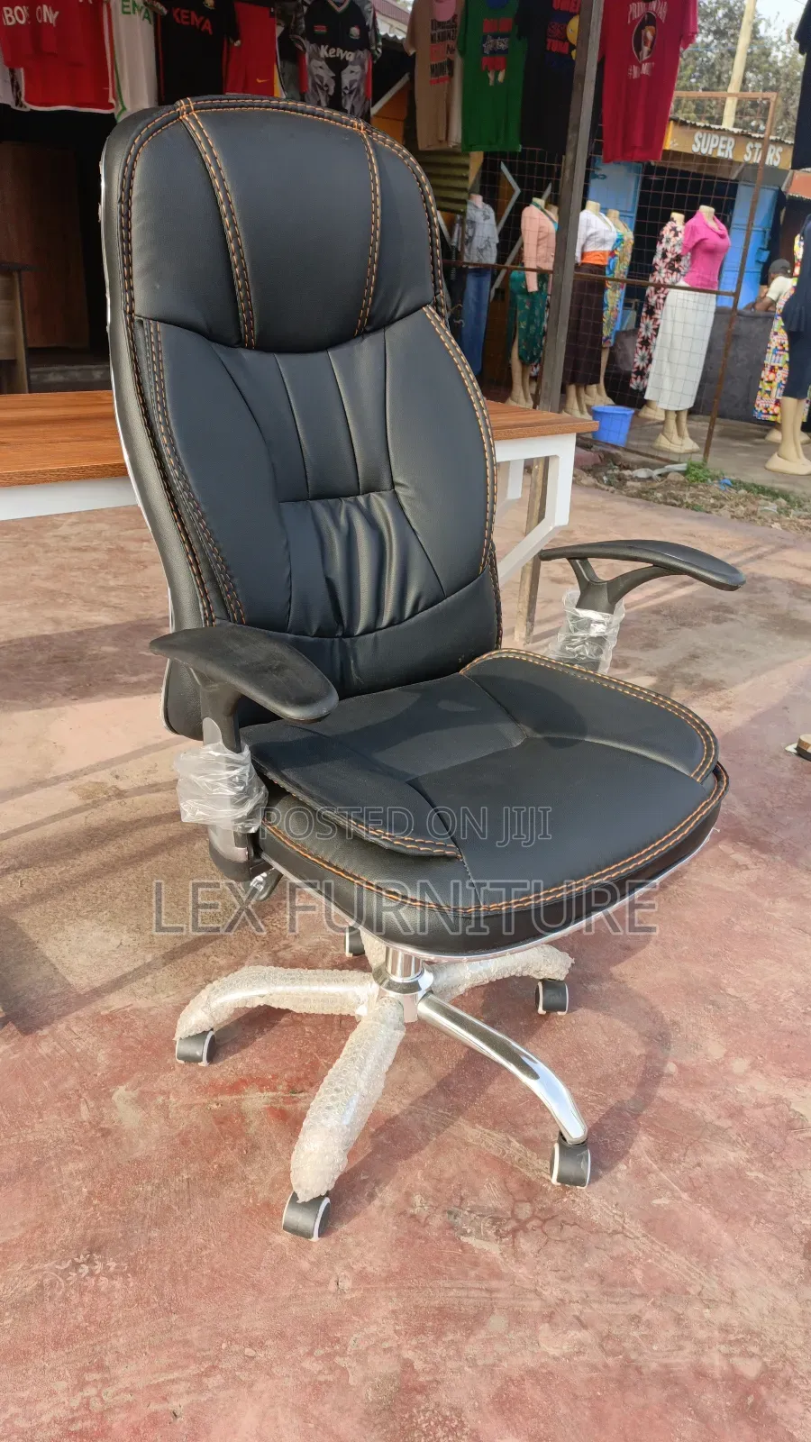 Padded Leather Office Chair