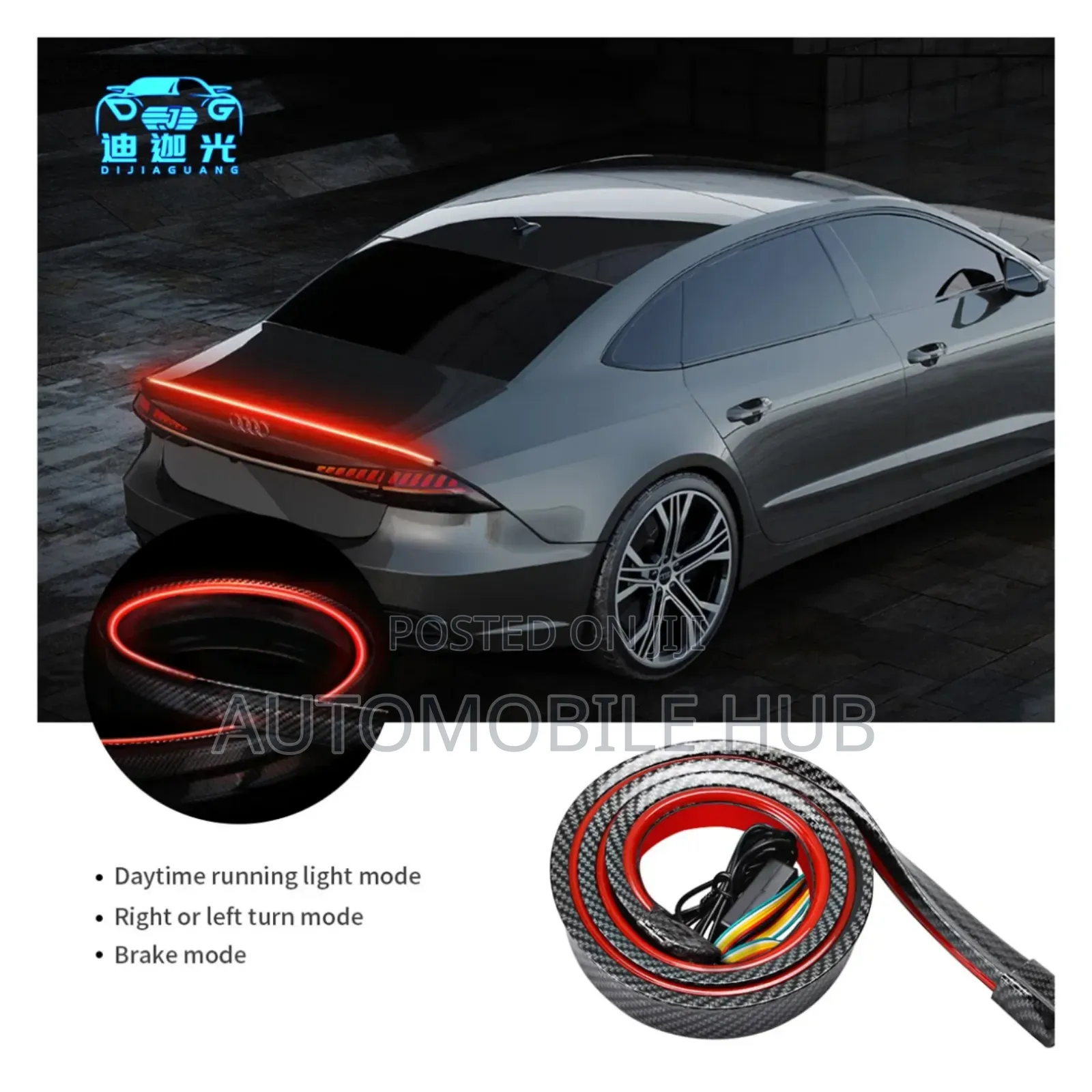 Led Spoiler Universal Rear Lip Kit- Led Spoiler