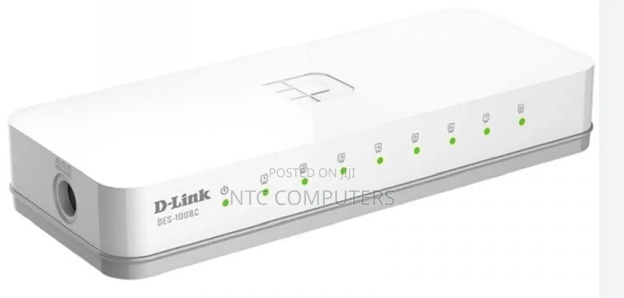 D-Link Des-1008c/B 8 Port 10/100base-T Unmanged Switch