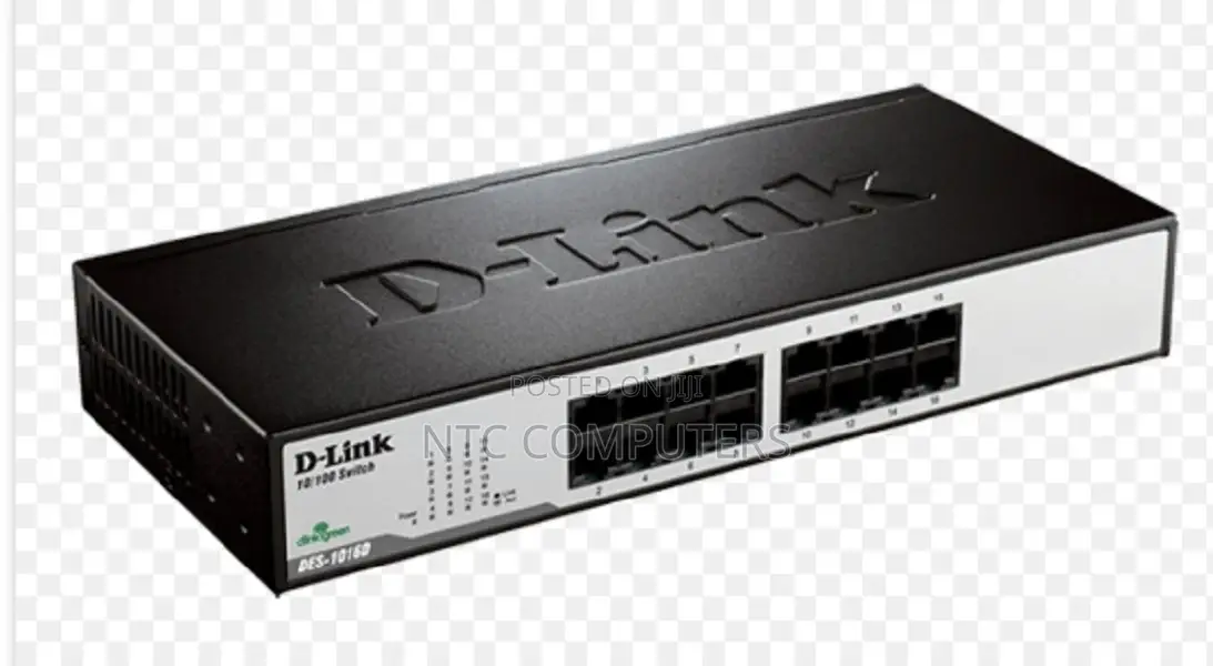 Dlink 10/100m 16-Port Fast Ethernet Unmanaged Desktop Switch