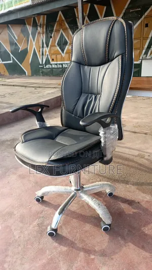 Office/Study Leather Chair Office Adjustment
