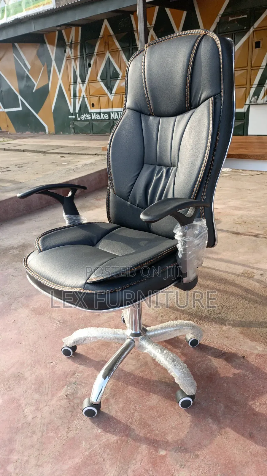Office/Study Leather Chair Office Adjustment