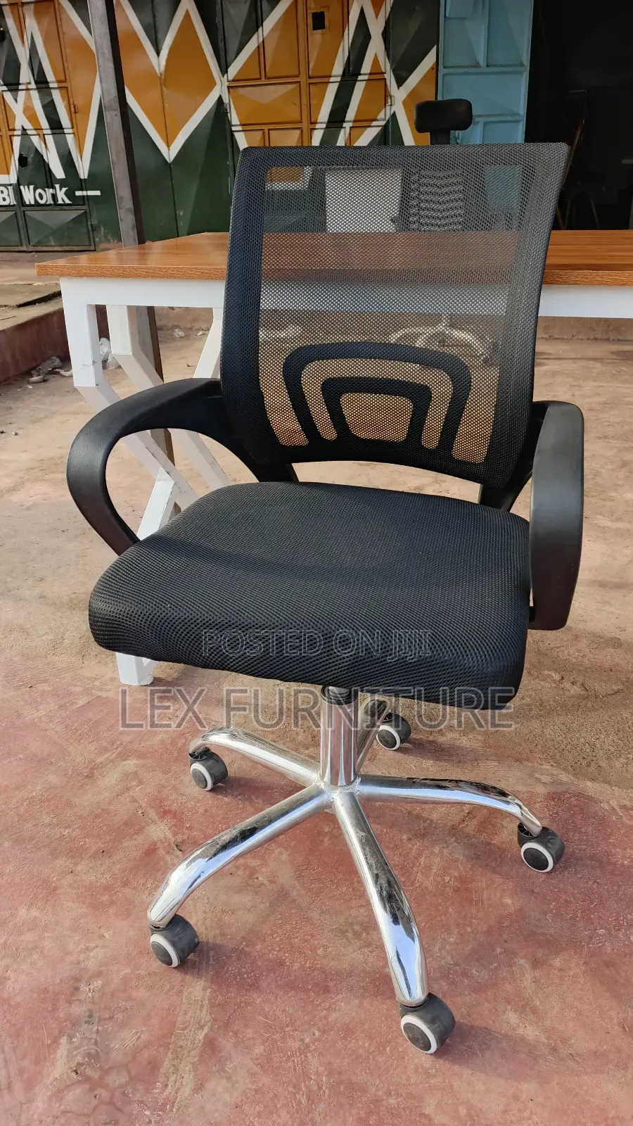 Padded Secretarial Office Chair