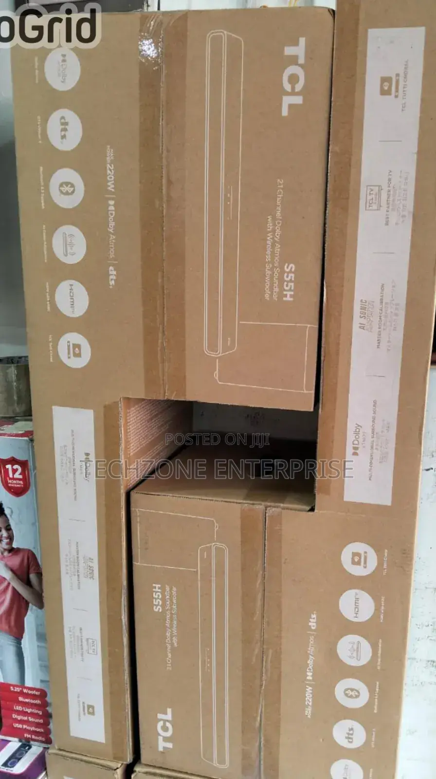 TCL S55h 2.1ch Pro Super Bass Soundbar System