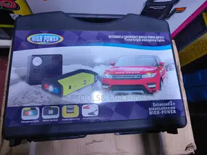 Portable Jump Starter Kit
12 Volts.
With Air Compressor