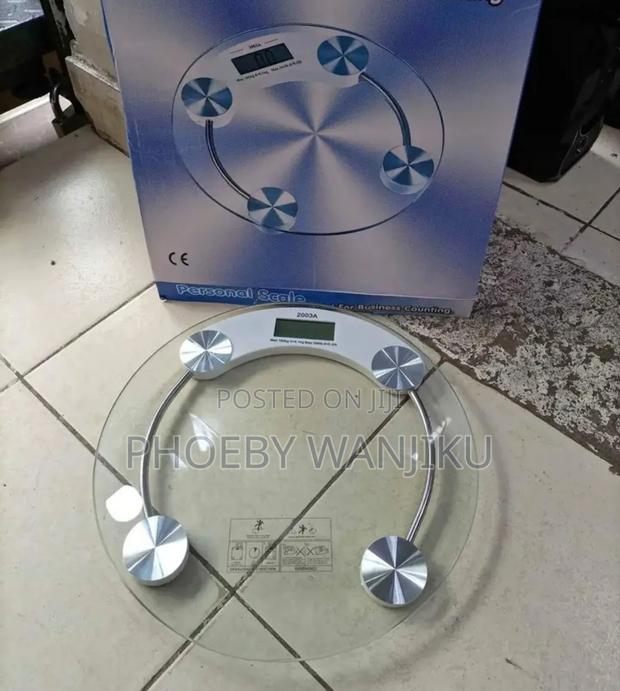 Glass Bathroom Scale - main view