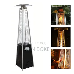 *Black ( Iron) Pyramid Patio Heater At