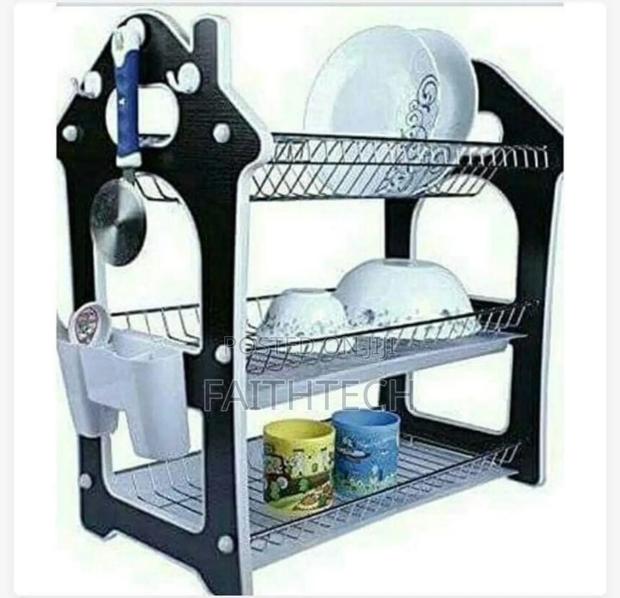 3 Layer Plastic Stainless Dishrack Drainer - thumbnail 3