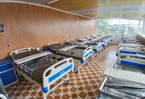 Single Crank Bed With Mattress