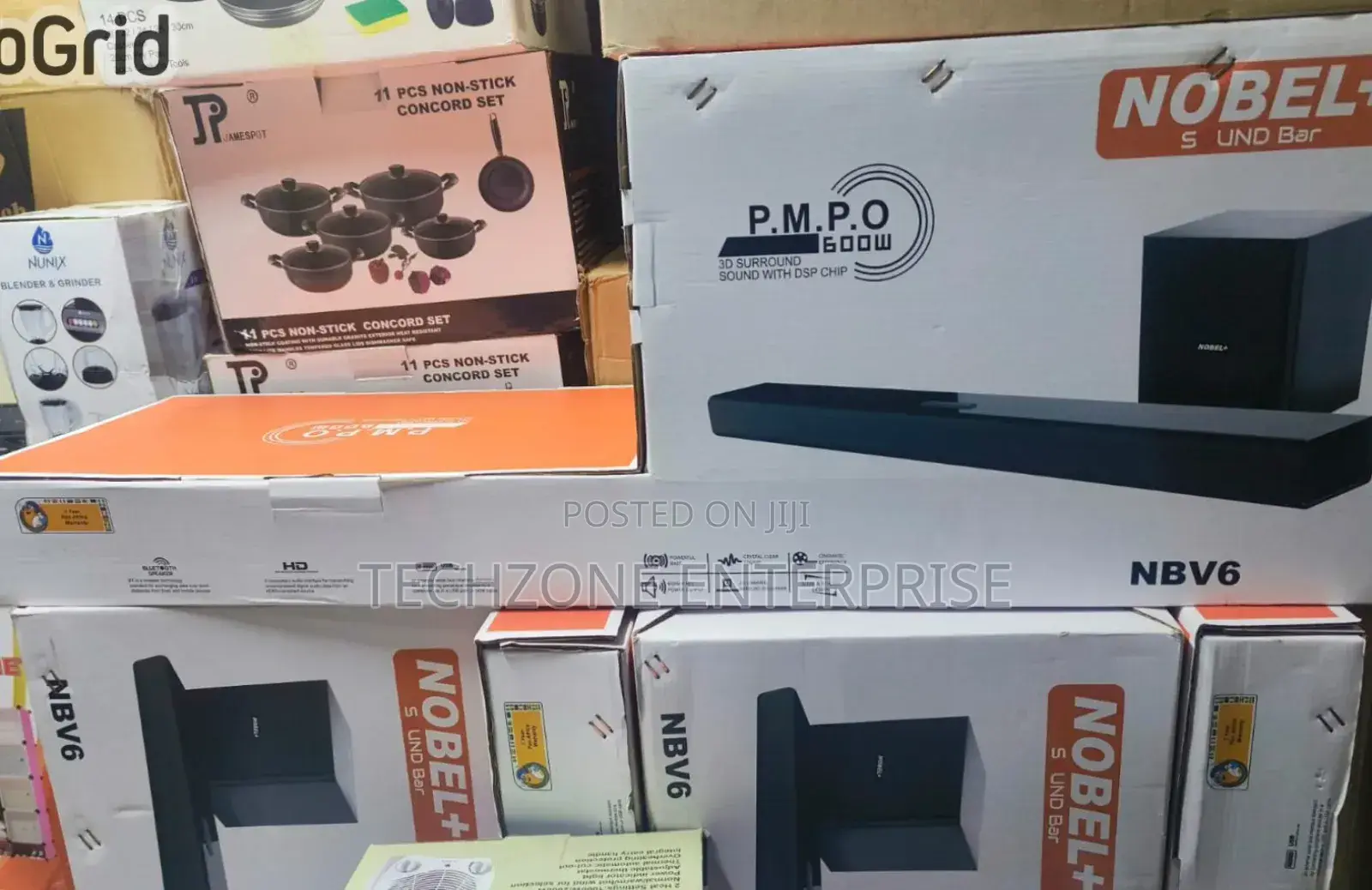 Nobel Plus Soundbar-Nb V6
With Multiple Connectivity 