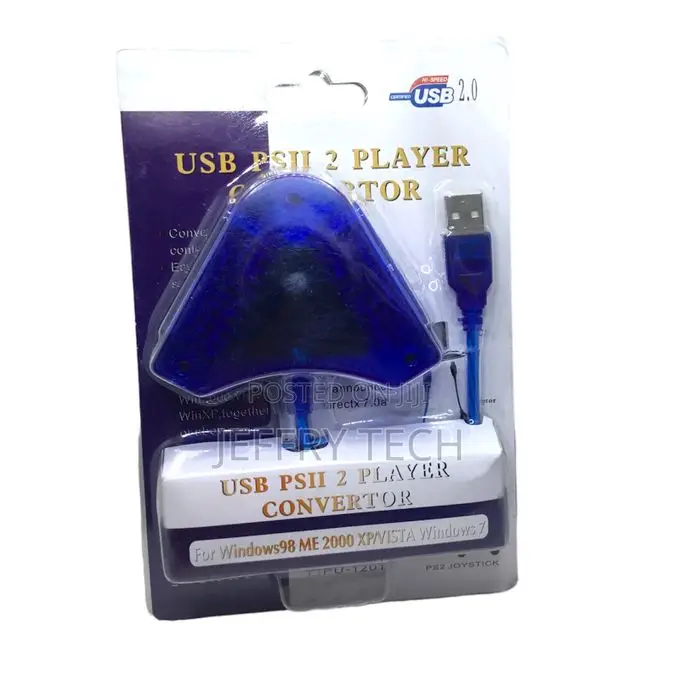 Dual Ps Controller to Usb Adapr Compatible With PSX Ps1 Ps2