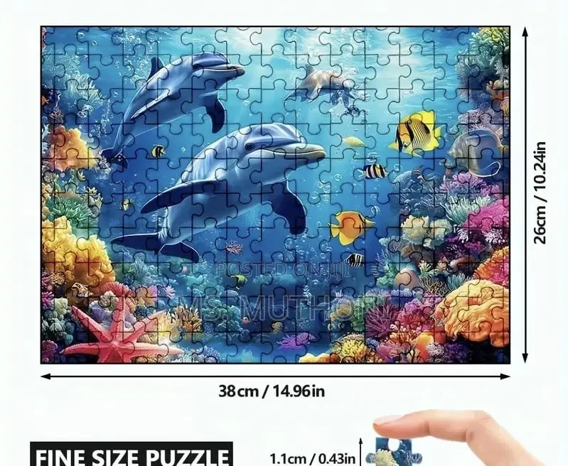 Big Size Sea World 1000pcs Jigsaw Fun Puzzle*