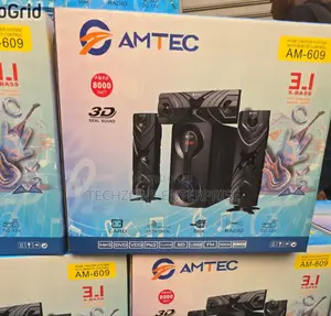 Amtec Am 609 Subwoofer 8000w 3.1ch Bluetooth Speaker 