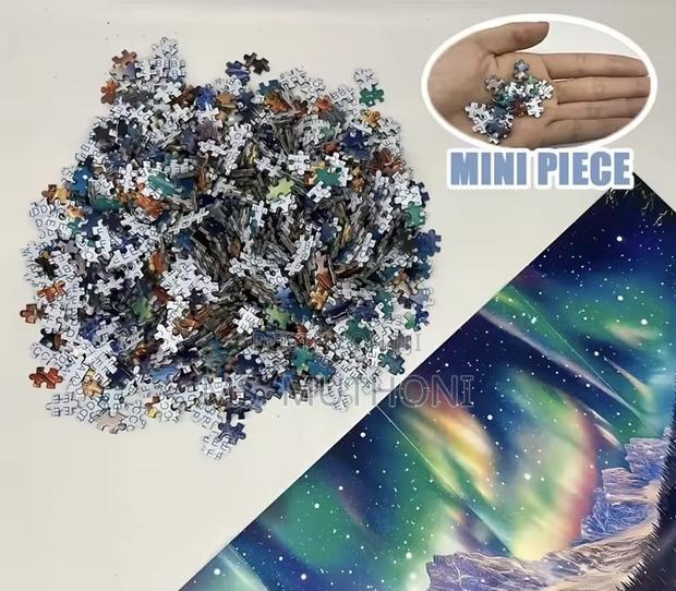 Family Size Aurora Bonfire Jigsaw Puzzle* - thumbnail 5