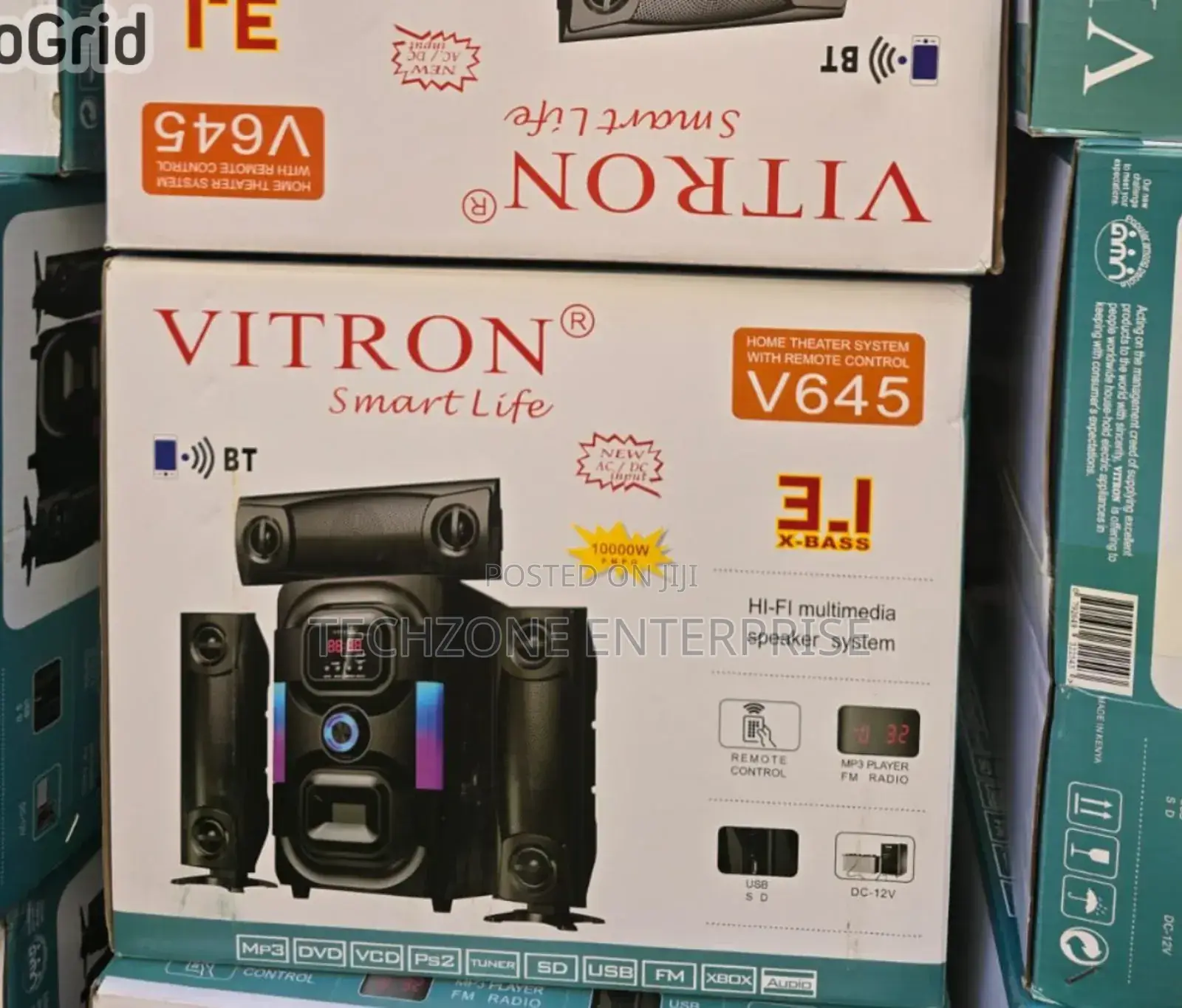 Vitron V645 Sub Woofer Ac/Dc Speaker System 