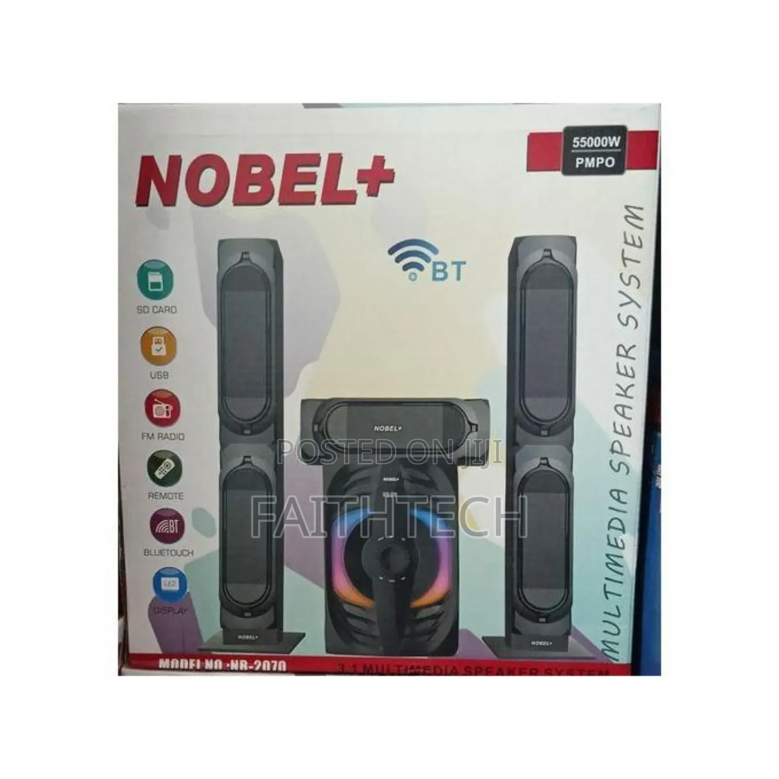 Nobelnb-20703.1chsubwoofer55,000w Pmpo Multimedia Sub Woofer