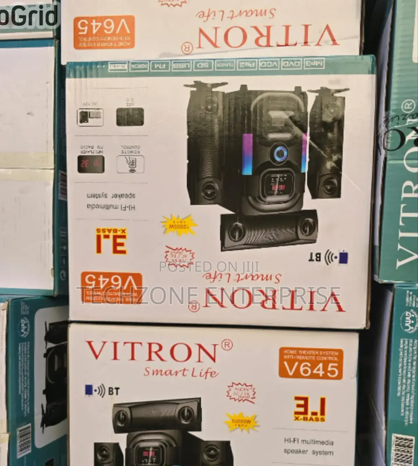 Vitron V645 1000w Pmpo Sub Woofer Ac/Dc System,