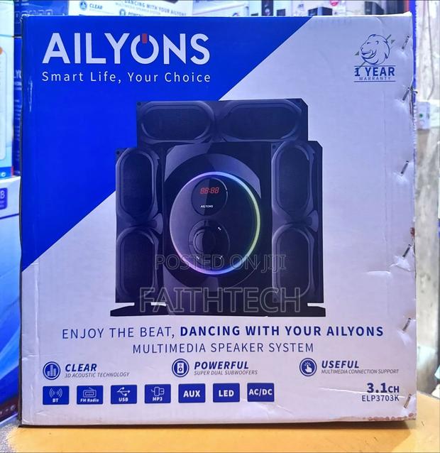 Ailyons 3.1ch Subwoofer Home Theatre Multi Media