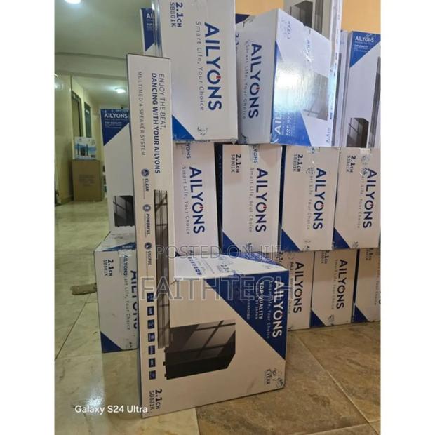 2.1ch Sb801k Ailyons Big Soundbar Multimedia Speaker System - thumbnail 3