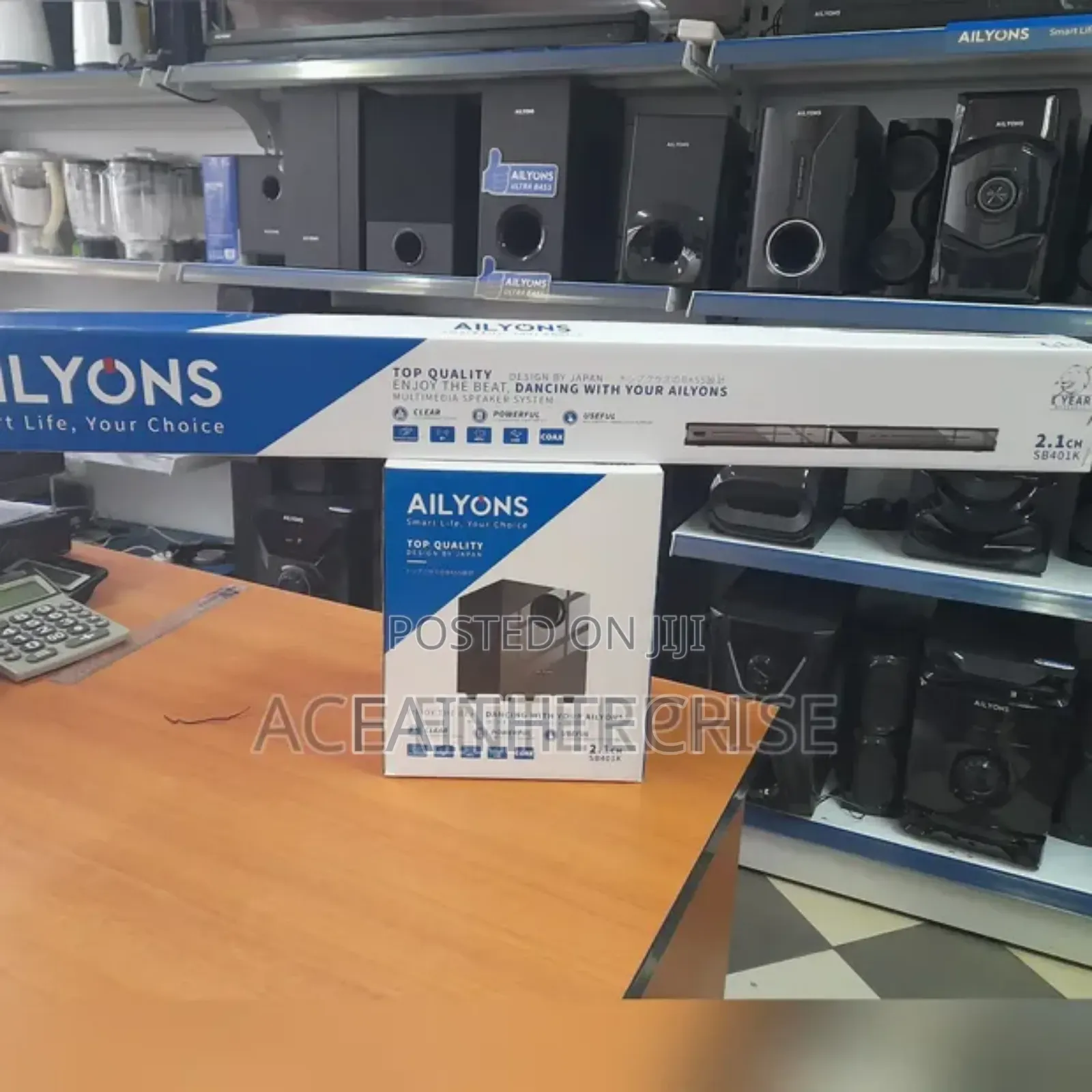2.1ch Ailyons Soundbar Multimedia Speaker System