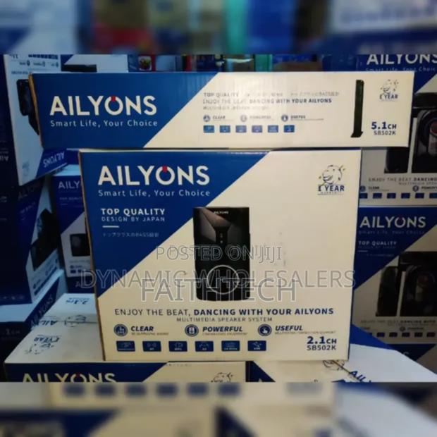 2.1ch Ailyons Sb501k Soundbar Multimedia Speaker System