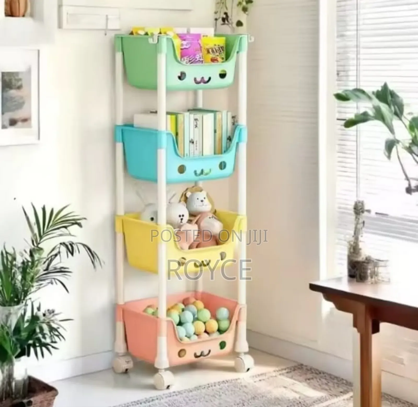 Toy Storage Rack -4 Tier