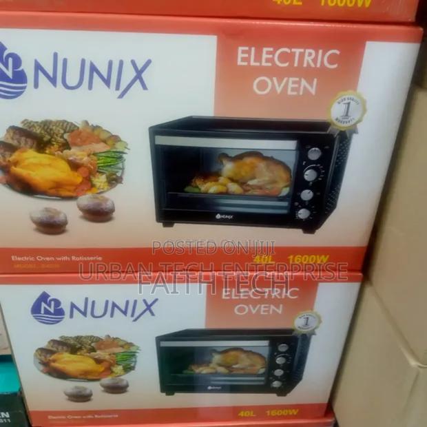 Nunix 4 Knob Settings 40 Litres Electric Rotisserie Oven