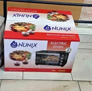 Nunix 4 Knob Settings 60 Litres Electric Rotisserie Oven