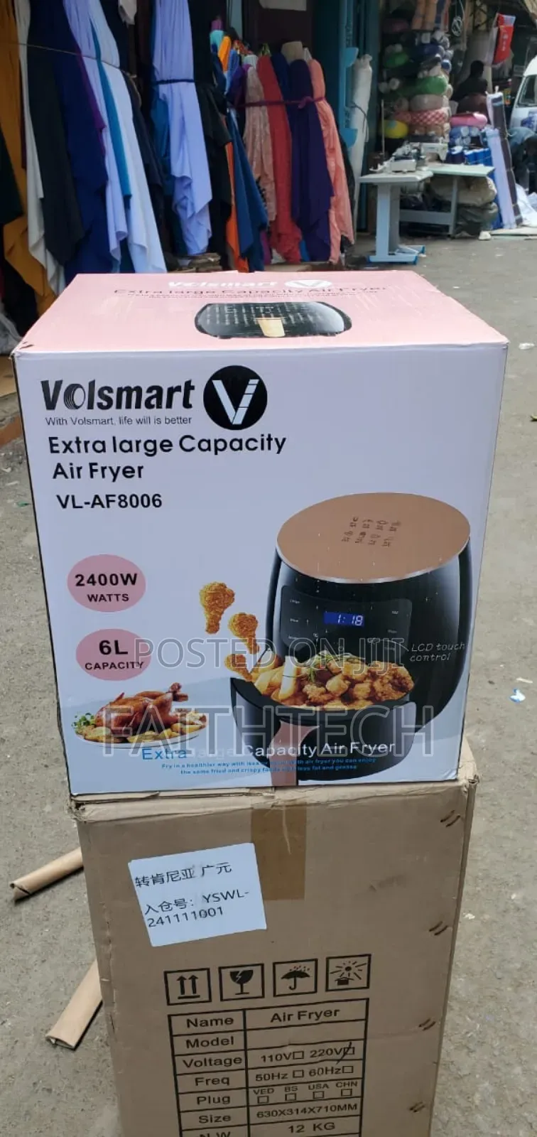 6 Litres Volsmart Airfryer