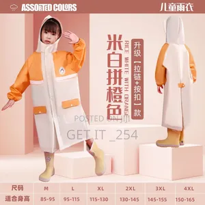 *High Quality Children's Raincoat With Wide Brim Hat