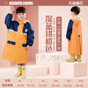 *High Quality Children's Raincoat With Wide Brim Hat