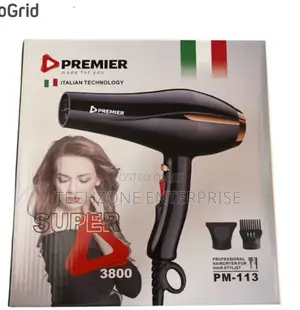 Premier (Pm-113) Super Professional Hair Dryer 