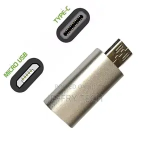 Usb Type C Female to Micro Usb Male Adapter (Silver)