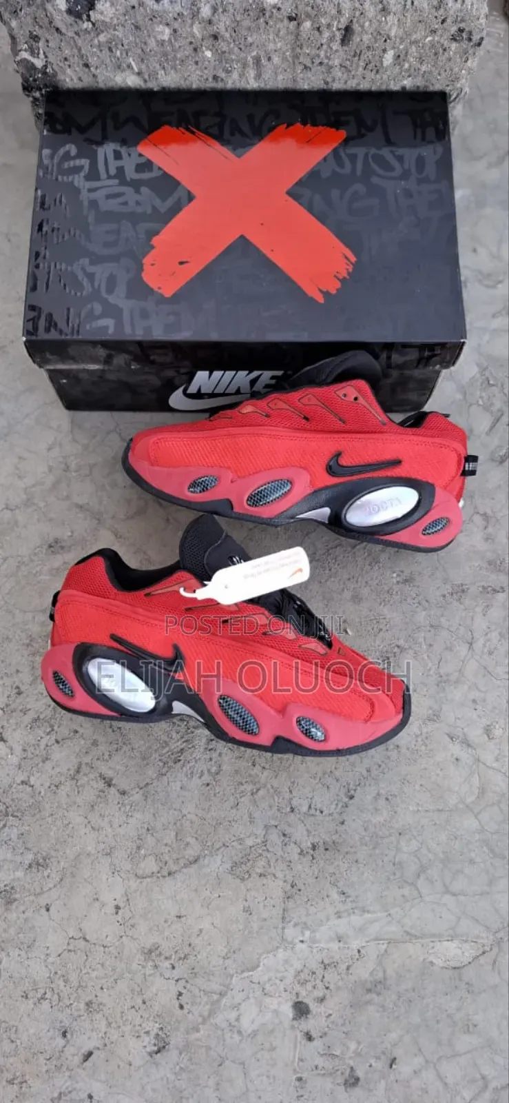 Nike Nocta Glide Bright Crimson Red Sneakers