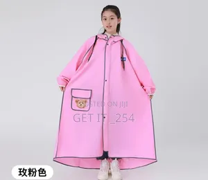 *High Quality Children's Raincoat With Wide Brim Hat*