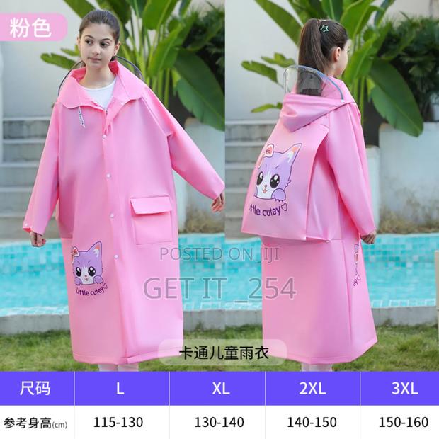 *High Quality Children's Raincoat With Wide Brim