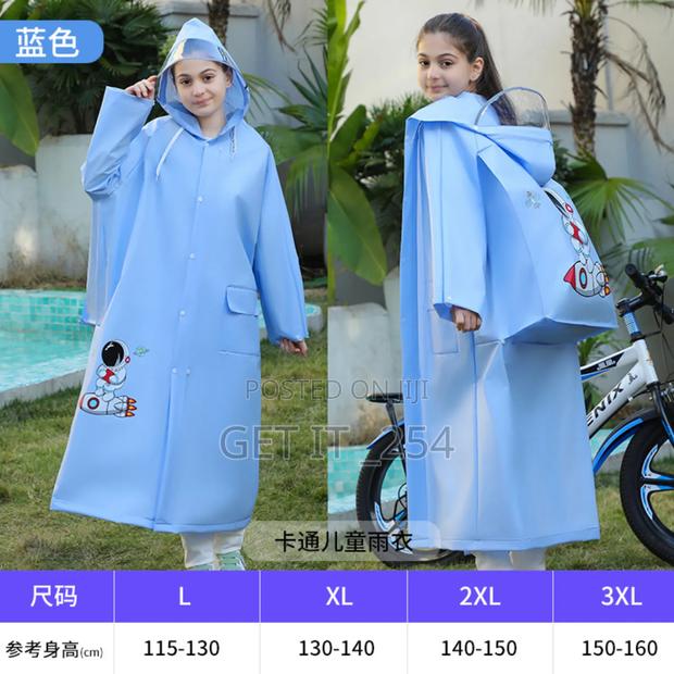 *High Quality Children's Raincoat With Wide Brim - thumbnail 4