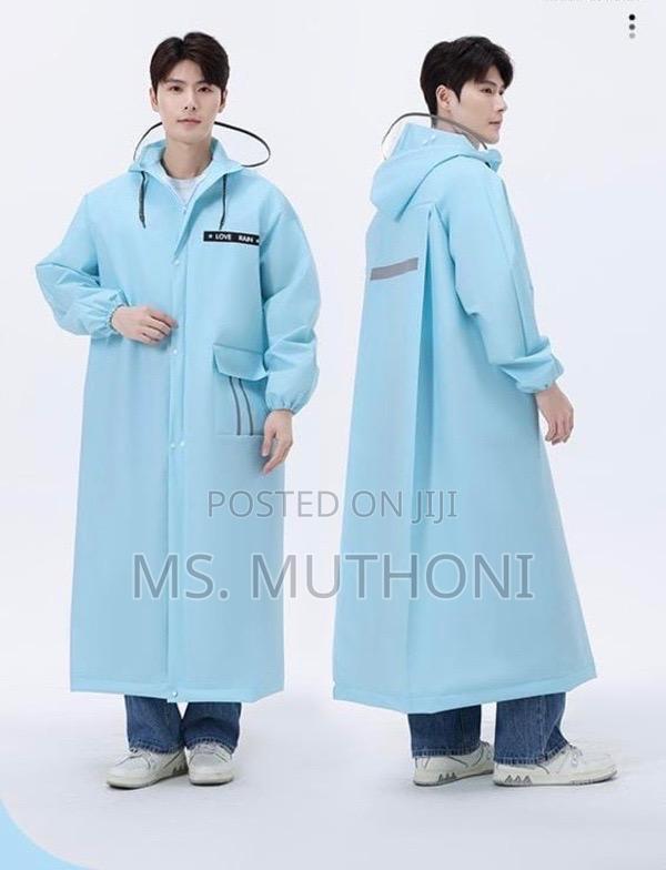 High Quality Adult Raincoat With Wide Brim Hat*