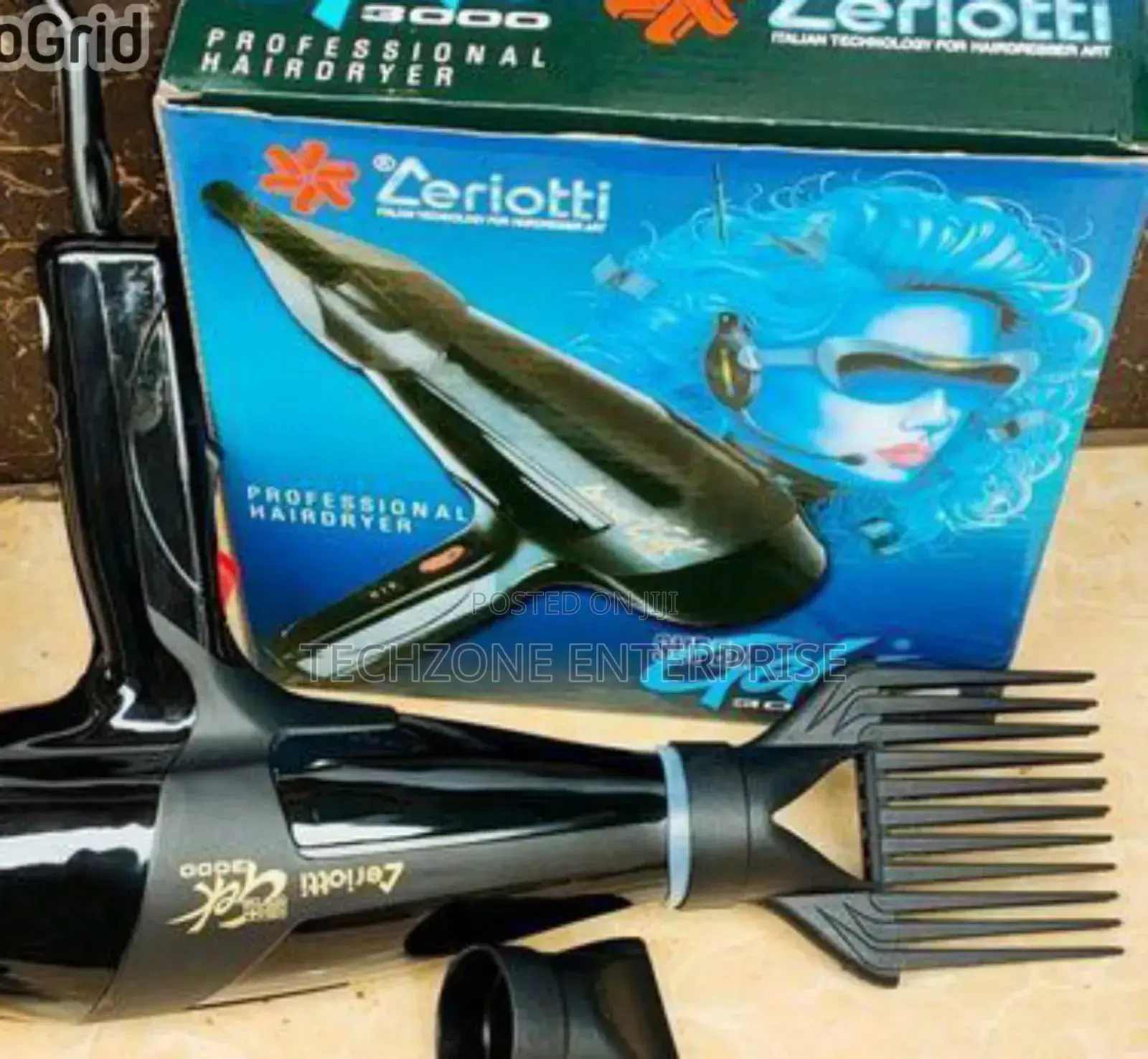 Ceriotti Gek Blow Dryer 3000 With Over 1700 Watts 